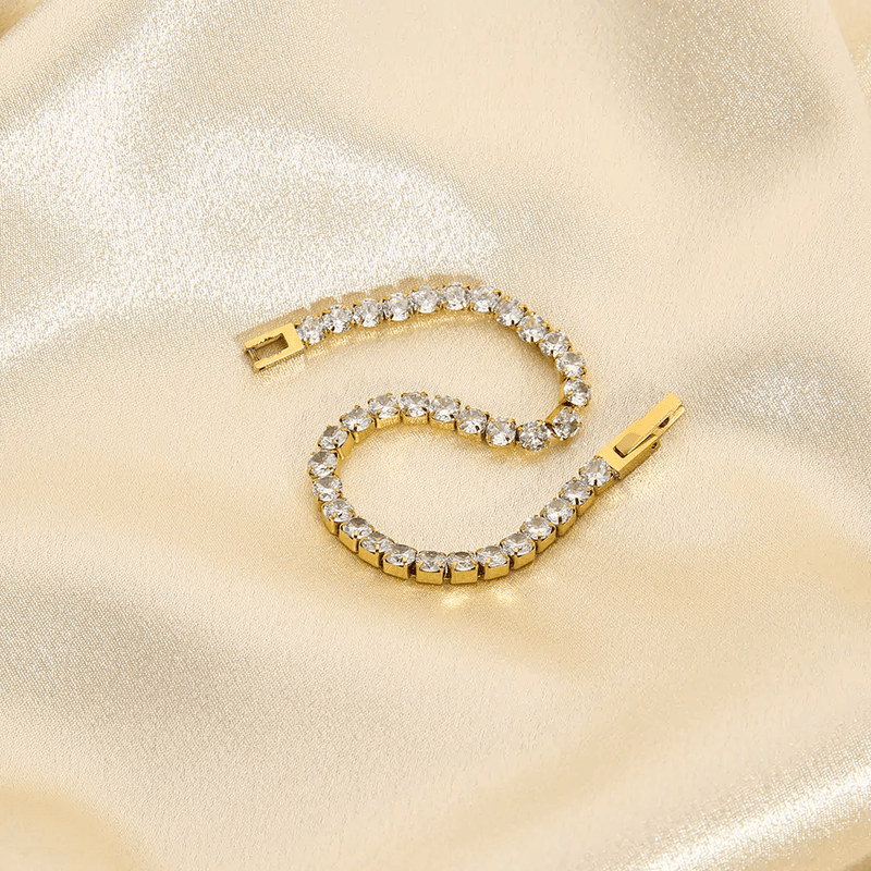 Elegant Zircon Crystal Bracelet