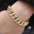 Stylish Miami Gold Curb Cuban Bracelet – Bold & Elegant