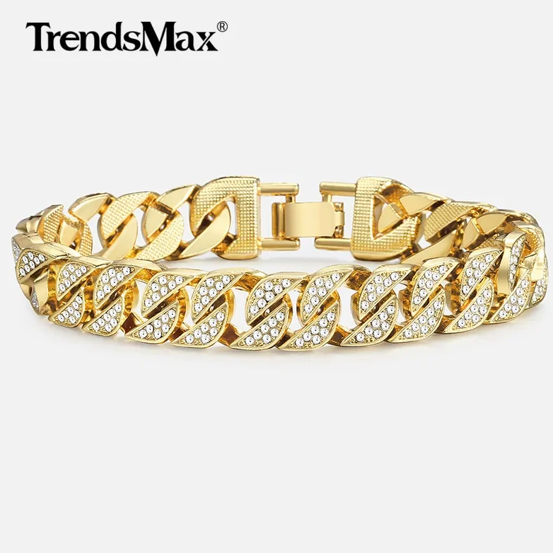 Stylish Miami Gold Curb Cuban Bracelet – Bold & Elegant