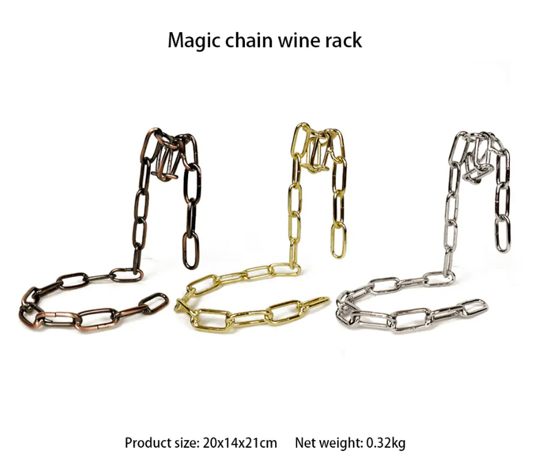 Iron Chain Wine Bottle Holder