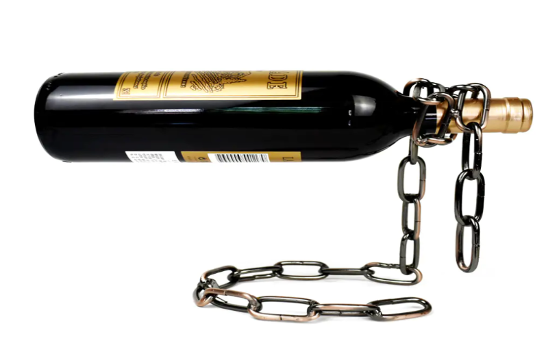 Iron Chain Wine Bottle Holder