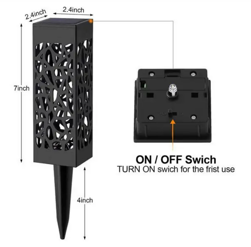 Waterproof Vintage Solar Garden Light