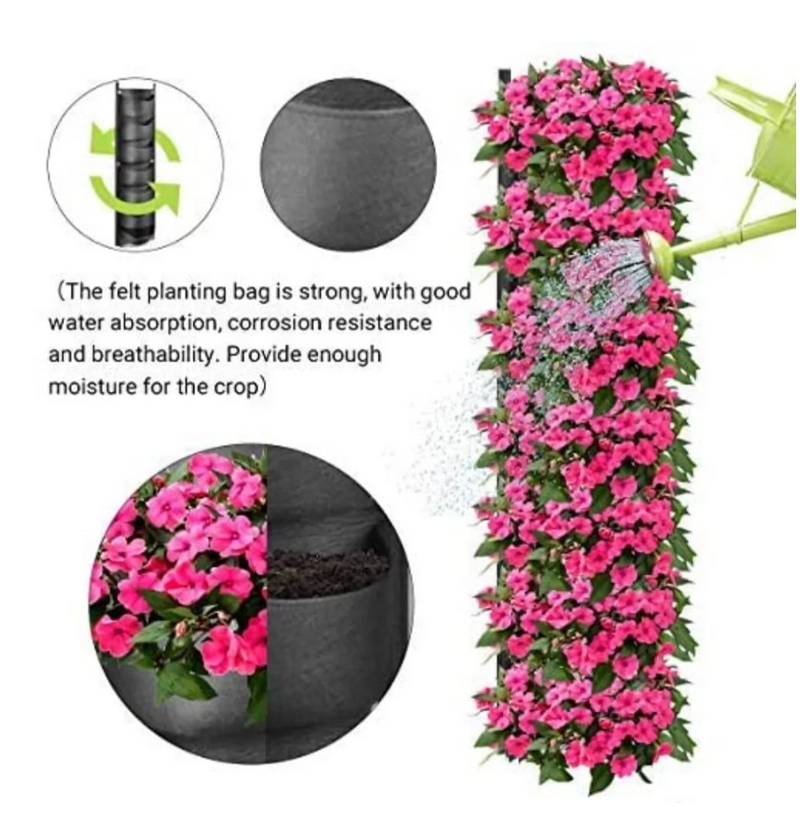 Elegant Hanging Vertical Garden Flower Pots