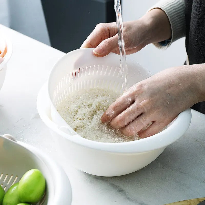 2-in-1 Wash and Drain Basket