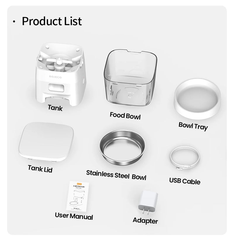 ROJECO Smart Pet Feeder