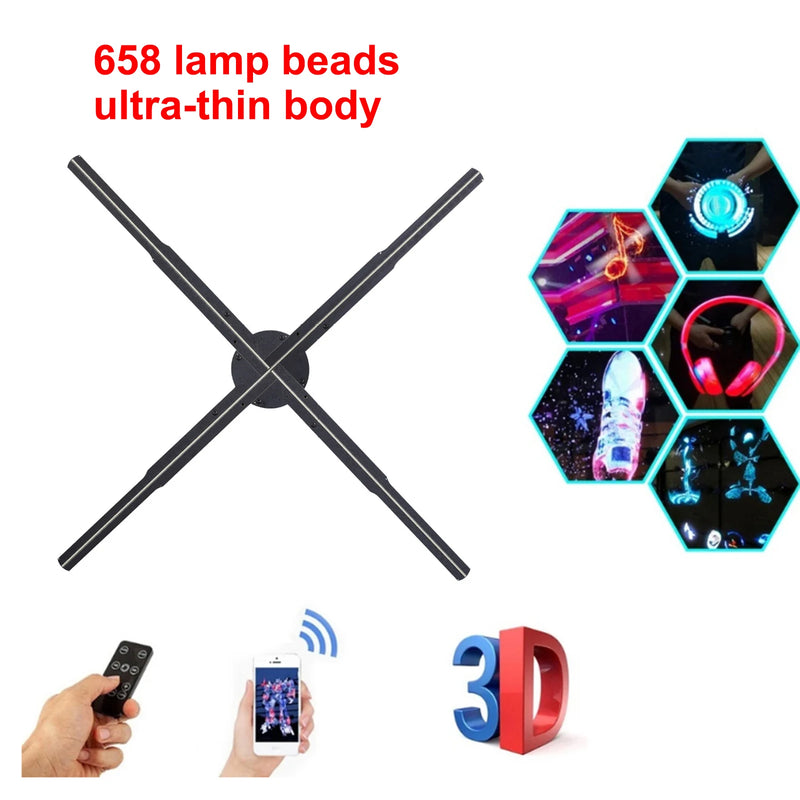 3D Holographic Projector Fan