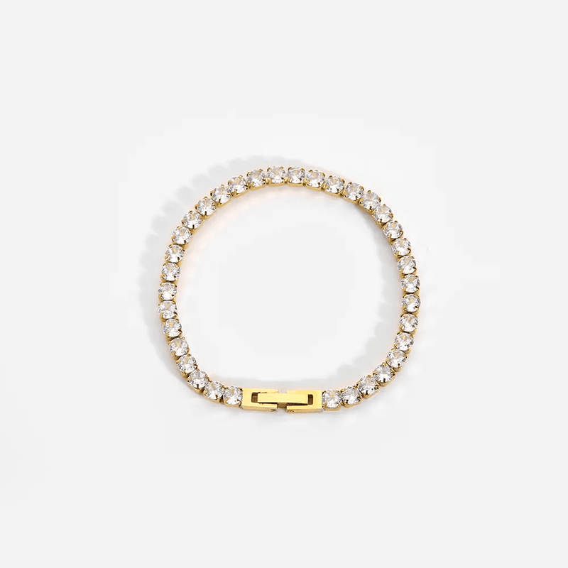 Elegant Zircon Crystal Bracelet